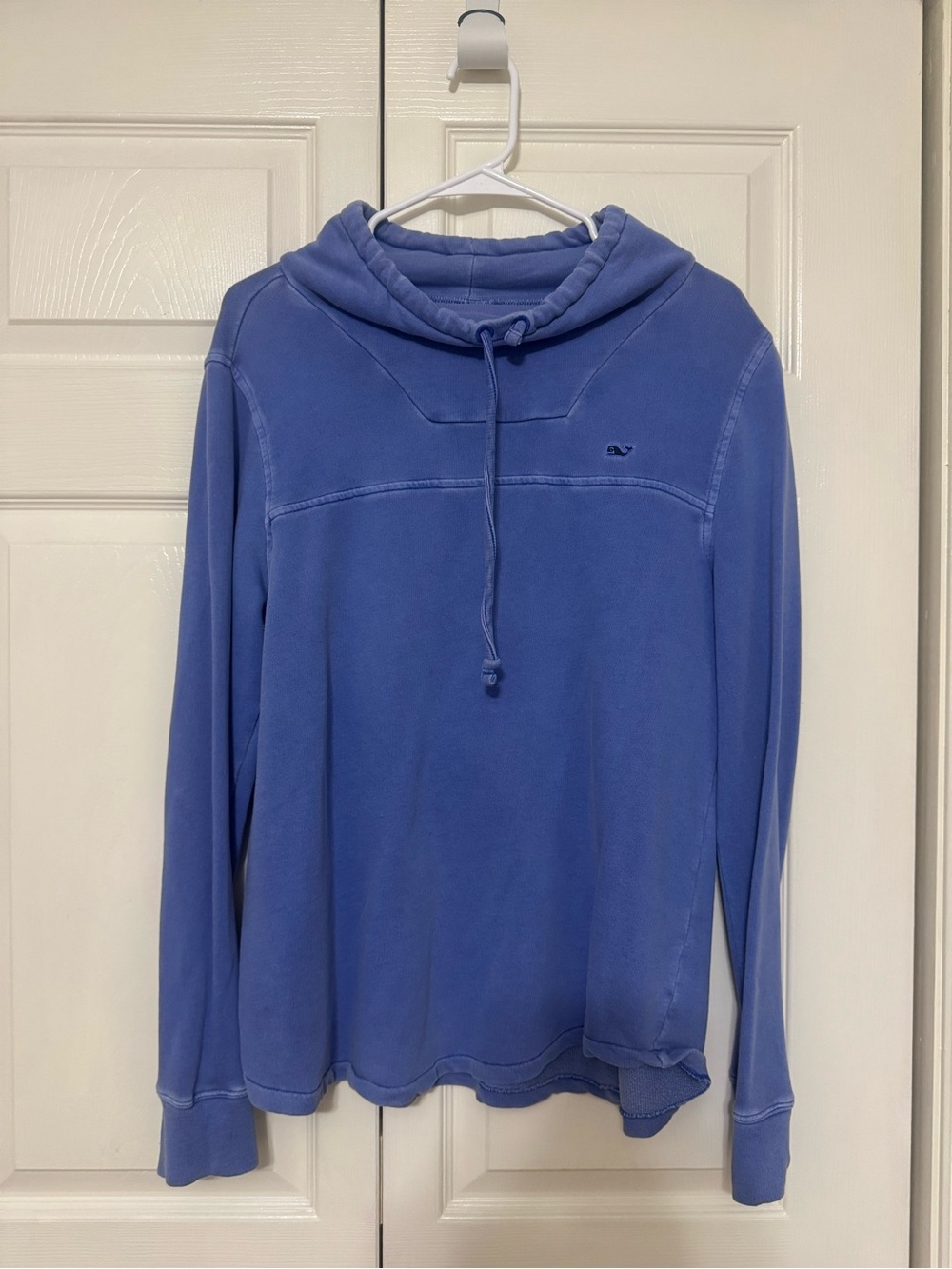 Vineyard Vines Periwinkle Blue Cowl-Neck Pullover large